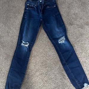 Gaps cropped jeans size 4